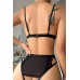 YNT Siyah Seksi Özel Bölgesi Açık Tül Sütyen Takım 16032 STANDART