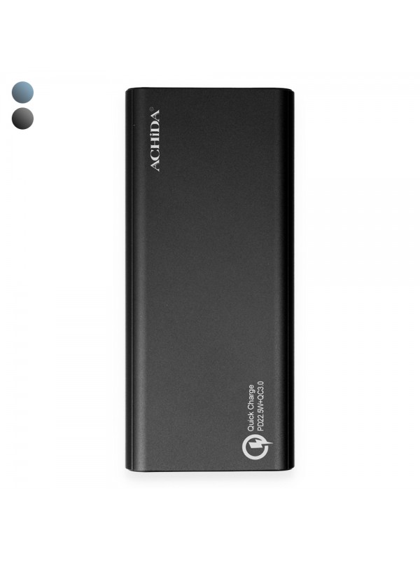 Achida P8 22.5W 20000 mAh QC3.0 Led Ekranlı Powerbank…