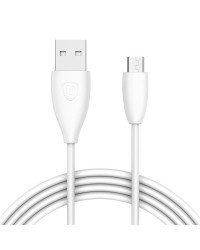 Baseus Small Pretty Waist Serisi 2A 1mt Micro USB Data ve Şarj Kablosu Beyaz