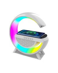 BT-2301 Smart Light Sound Kablosuz Şarj BT Hoparlör Özellikli Gece Lambası
