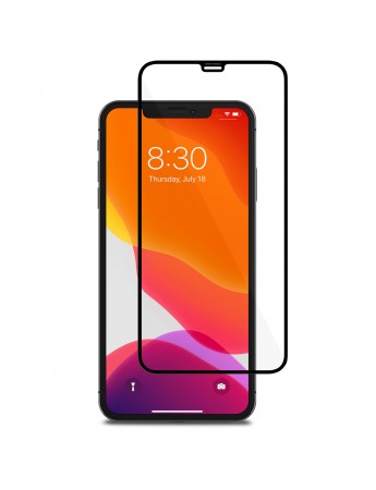 Bufalo iPhone 11 Pro Max Ekran Koruyucu 5D Temperli Cam Siyah