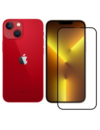 Bufalo iPhone 13 Mini Ekran Koruyucu 5D Temperli Cam Siyah