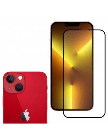 Bufalo iPhone 13 Mini Ekran Koruyucu 9D Temperli Cam - Siyah