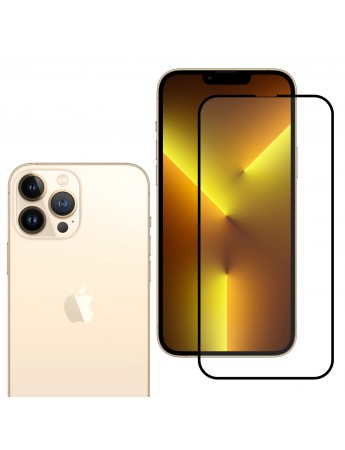 Bufalo iPhone 13 Pro Max Ekran Koruyucu 9D Temperli Cam - Siyah