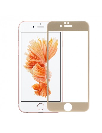 Bufalo iPhone 6 Plus/6s Plus Kavisli 4D Cam Ekran Koruyucu Gold