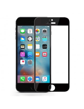 Bufalo iPhone 6 Plus Metal Kenarlı Cam Ekran Koruyucu Siyah