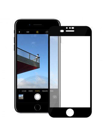 Bufalo iPhone 7 Plus / iPhone 8 Plus ESD Anti Static Cam Ekran Koruyucu Siyah