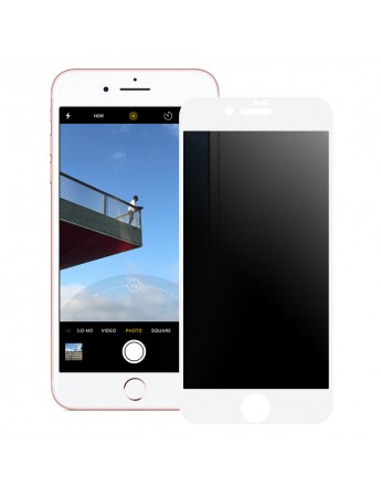Bufalo iPhone 7 Plus / iPhone 8 Plus ESD Anti Static Hayalet Privacy Cam Ekran Koruyucu Beyaz