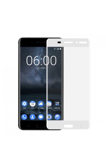 Bufalo Nokia 6 Kavisli 3D Cam Ekran Koruyucu Beyaz…