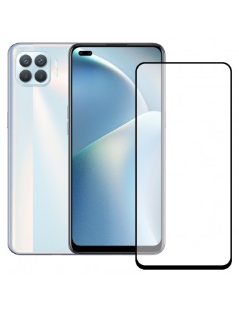 Bufalo Oppo Reno4 Lite Ekran Koruyucu 9D Temperli Cam Siyah