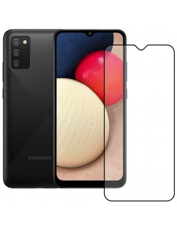 Bufalo Samsung Galaxy A02s Ekran Koruyucu 9D Temperli Cam - Siyah