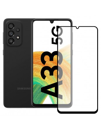 Bufalo Samsung Galaxy A33 5G Ekran Koruyucu 9D Temperli Cam - Siyah
