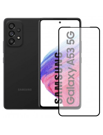 Bufalo Samsung Galaxy A53 5G Ekran Koruyucu 9D Temperli Cam - Siyah