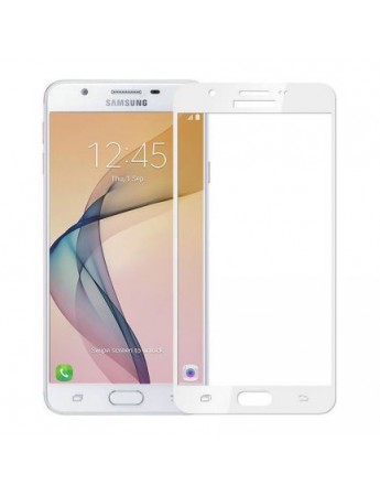 Bufalo Samsung Galaxy J7 Prime 5D Cam Ekran Koruyucu Beyaz