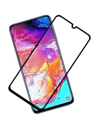 Bufalo Samsung Galaxy M01 Ekran Koruyucu 5D Temperli Cam Siyah