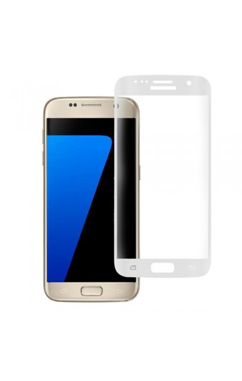Bufalo Samsung Galaxy S7 (G930) Kavisli 3D Cam Ekran Koruyucu Beyaz…