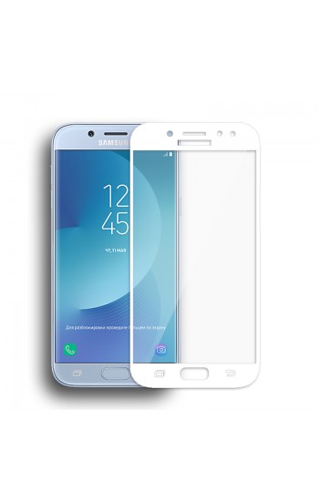Bufalo Samsung J5 Pro (J530) Kavisli 3D Cam Ekran Koruyucu Beyaz…