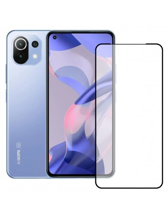 Bufalo Xiaomi Mi 11 Lite Ekran Koruyucu 9D Temperli Cam - Siyah