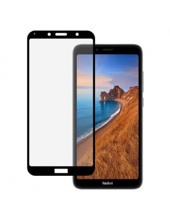 Bufalo Xiaomi Redmi 7A Ekran Koruyucu 5D Temperli Cam Siyah