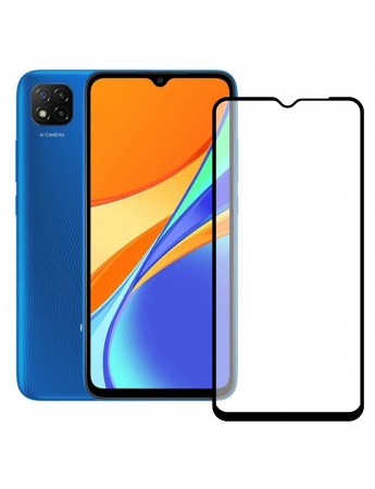 Bufalo Xiaomi Redmi 9A / 9C Ekran Koruyucu 9D Temperli Cam - Siyah