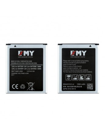 EMY Samsung Galaxy S3 Mini I8190 / J1 Mini J105 Batarya 1500 mAh