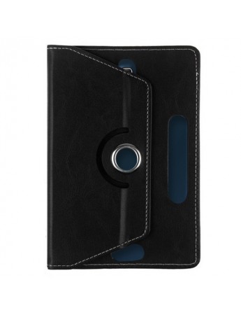 FitCase 7 inç Universal 360 Derece Dönen Standlı Kılıf Siyah