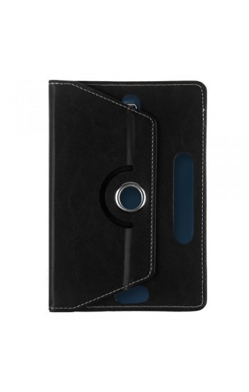 FitCase 7 inç Universal 360 Derece Dönen Standlı Kılıf Siyah…