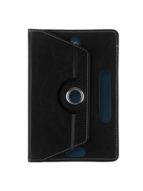 FitCase 7 inç Universal 360 Derece Dönen Standlı Kılıf Siyah