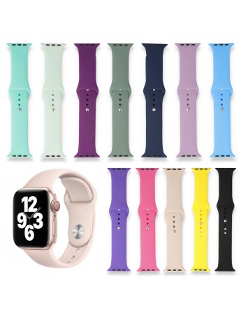 FitCase Apple Watch 38 40 41 mm Uyumlu Klasik Silikon Kordon
