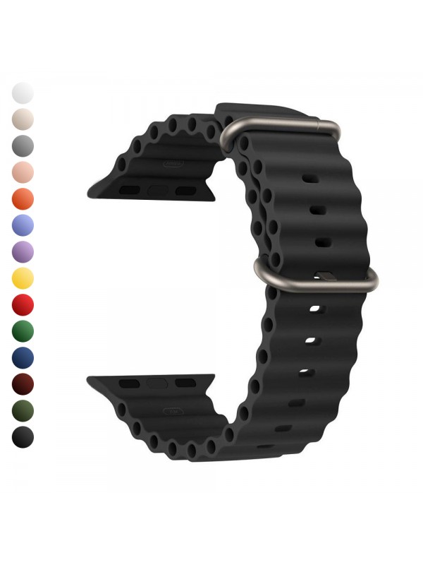 FitCase Apple Watch 38/40/41 mm Uyumlu Ocean Silikon Kordon…