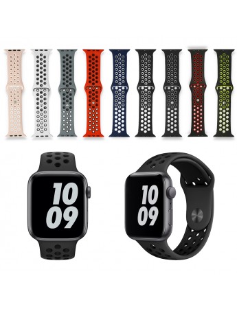 FitCase Apple Watch 38 40 41 mm Uyumlu Point Spor Silikon Kordon