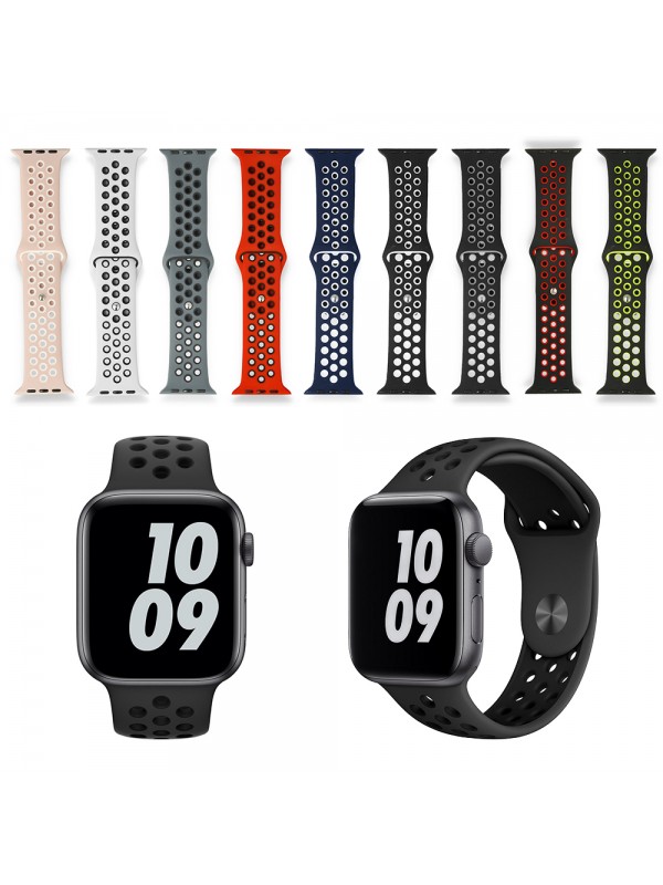 FitCase Apple Watch 38 40 41 mm Uyumlu Point Spor Silikon Kordon…