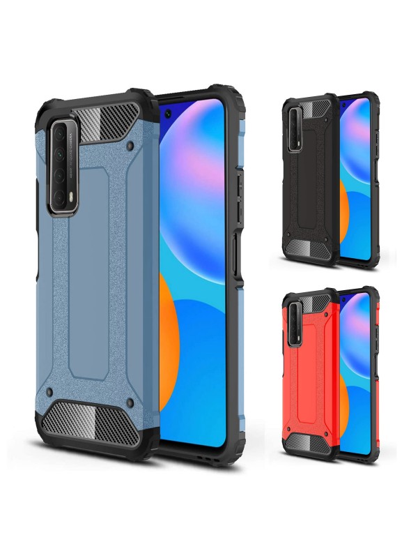 FitCase Huawei P Smart 2021 Zırh Tank Tam Koruma Arka Kapak…