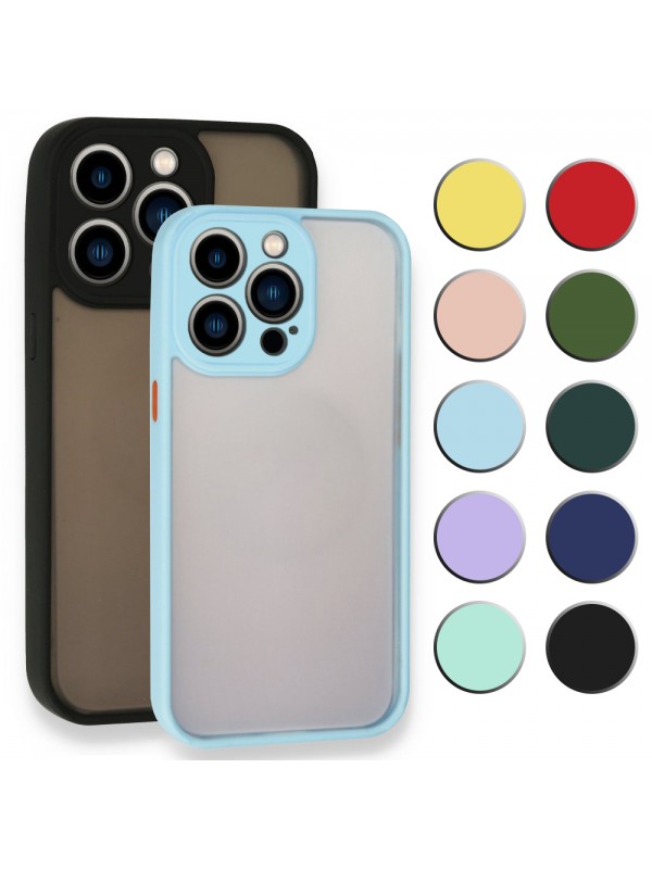 FitCase iPhone 13 Pro Max Montrea Silikon Arka Kapak