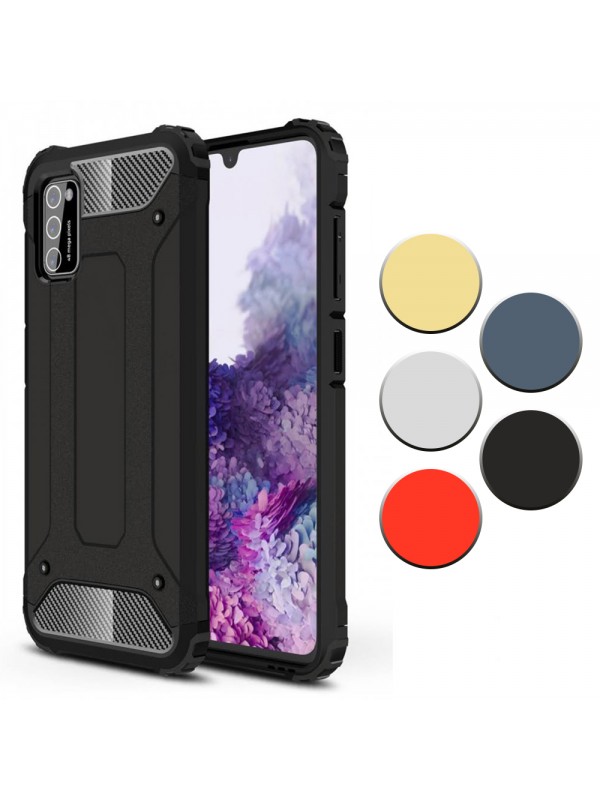 FitCase Samsung Galaxy A02s (A025) Zırh Tank Tam Koruma Arka Kapak