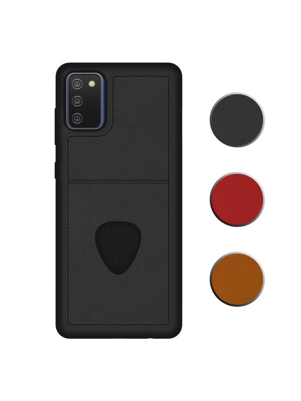 FitCase Samsung Galaxy A02s Kılıf Proda Deri Tek Kartlık Cepli Kapak