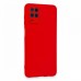 FitCase Samsung Galaxy A22 Glass Kamera Korumalı Lansman Silikon Kapak