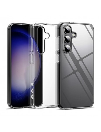 FitCase Samsung Galaxy S24 Plus Kılıf Kamera Korumalı Silikon Şeffaf Kapak