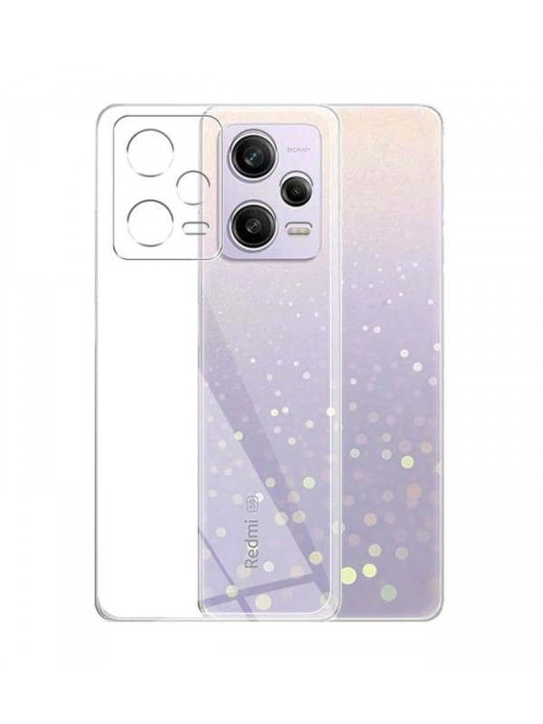 FitCase Xiaomi Poco X5 5G Kılıf Kamera Korumalı Silikon Şeffaf Arka Kapak