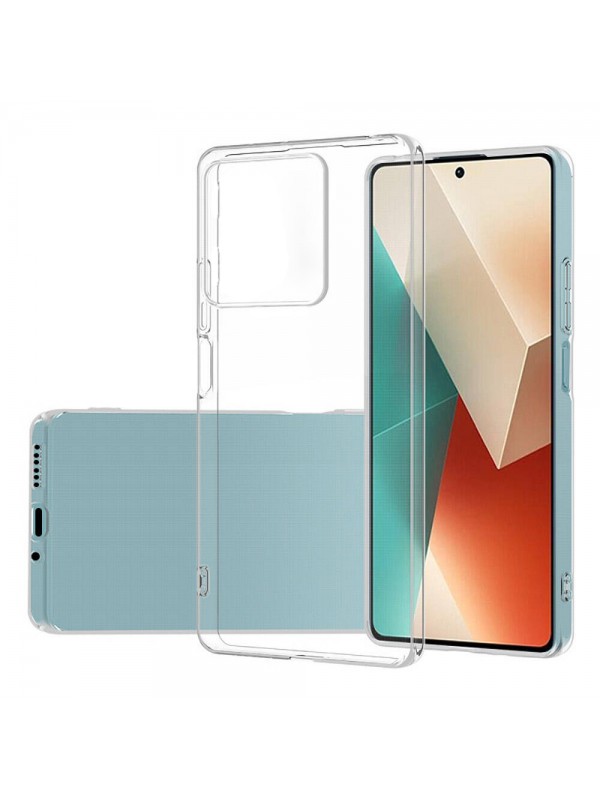 FitCase Xiaomi Redmi Note 13 Pro 5G Kılıf Kamera Korumalı Silikon Şeffaf Arka Kapak