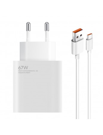 FitPlus MDY Power Adapter 67W Şarj Aleti ve Type-C Kablo Set
