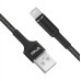FitPlus Round RS-201 Micro USB Data/Şarj Kablosu 3A 2mt Örgü - Siyah