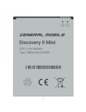 General Mobile Discovery 2 Mini Batarya 1800 mAh (General M TR Garantili) M100373