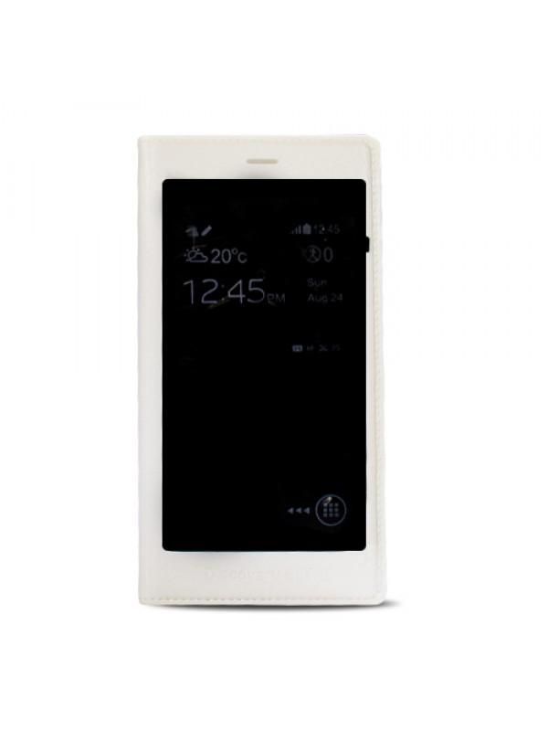 General Mobile Discovery Elite S View Dikişli Deri Tam Camlı Pencere…