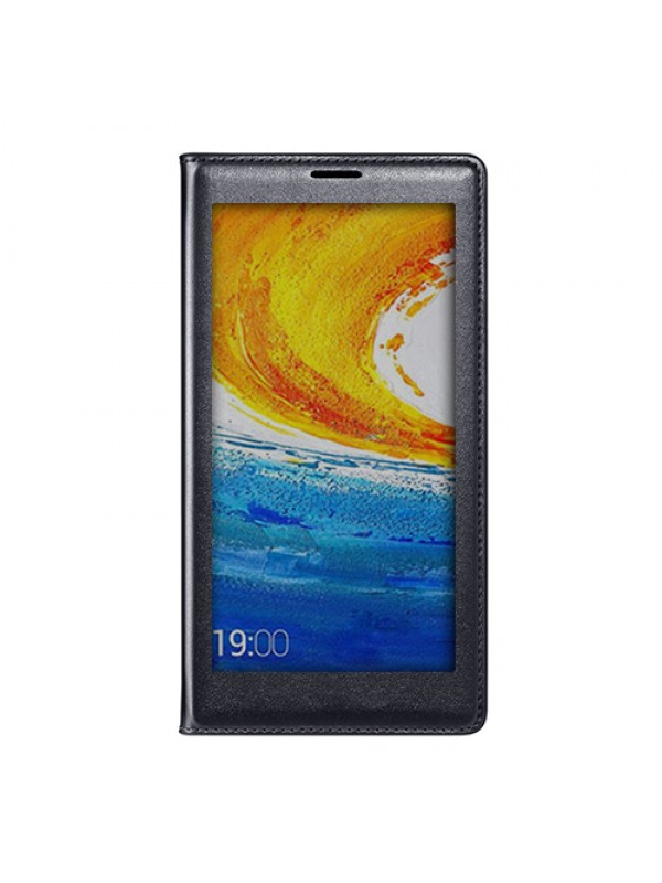 General Mobile Discovery Elite S View Dikişli Deri Tam Camlı Pencere…