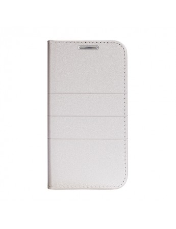 HTC One M8 Dikişli ve Gizli Mıknatıslı Tiger Kılıf Beyaz