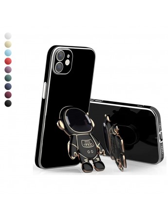 iPhone 11 Kılıf Astronot Seri Stant Silikon Kapak