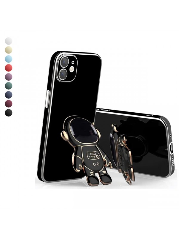 iPhone 11 Kılıf Astronot Seri Stant Silikon Kapak