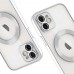 iPhone 11 Kılıf Magsafe Özellikli Metal Lazer Silikon Kapak