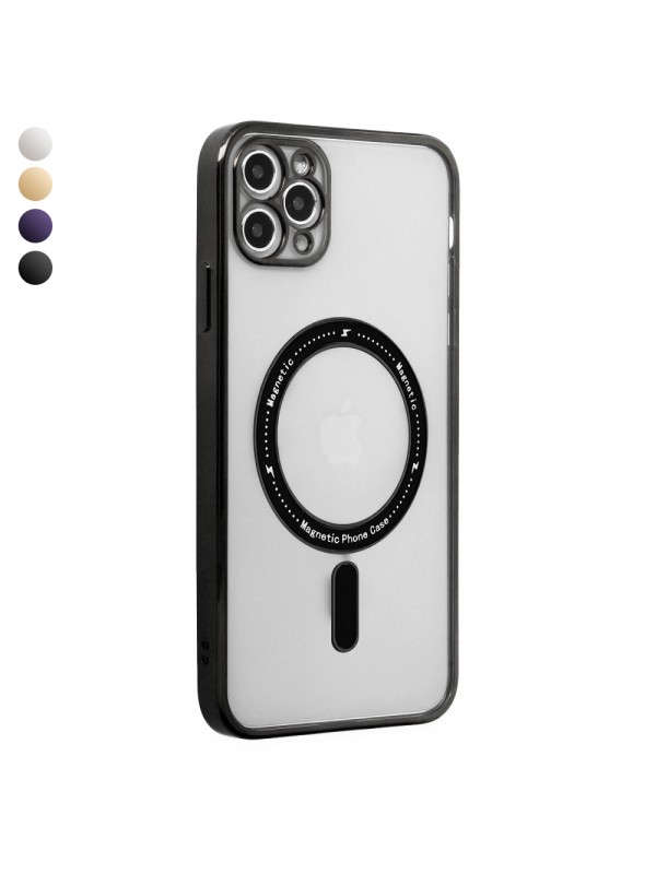 iPhone 11 Pro Kılıf Magsafe Özellikli Gold Seri Lazer Silikon Kapak…